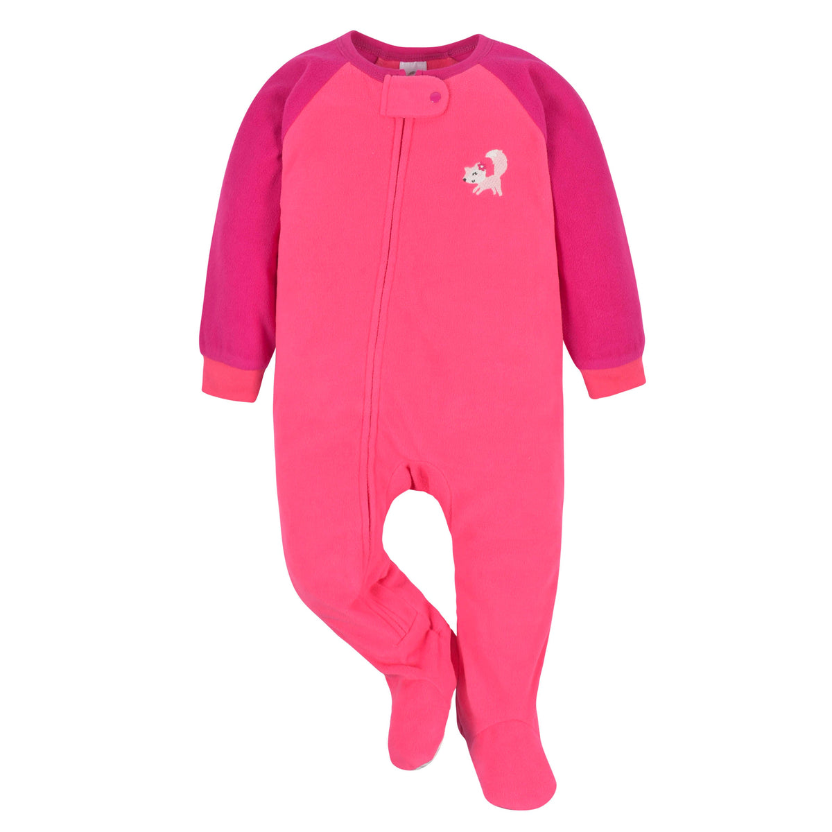 4-Pack Baby & Toddler Girls Fox & Floral Fleece Pajamas, additional view 1, view 10