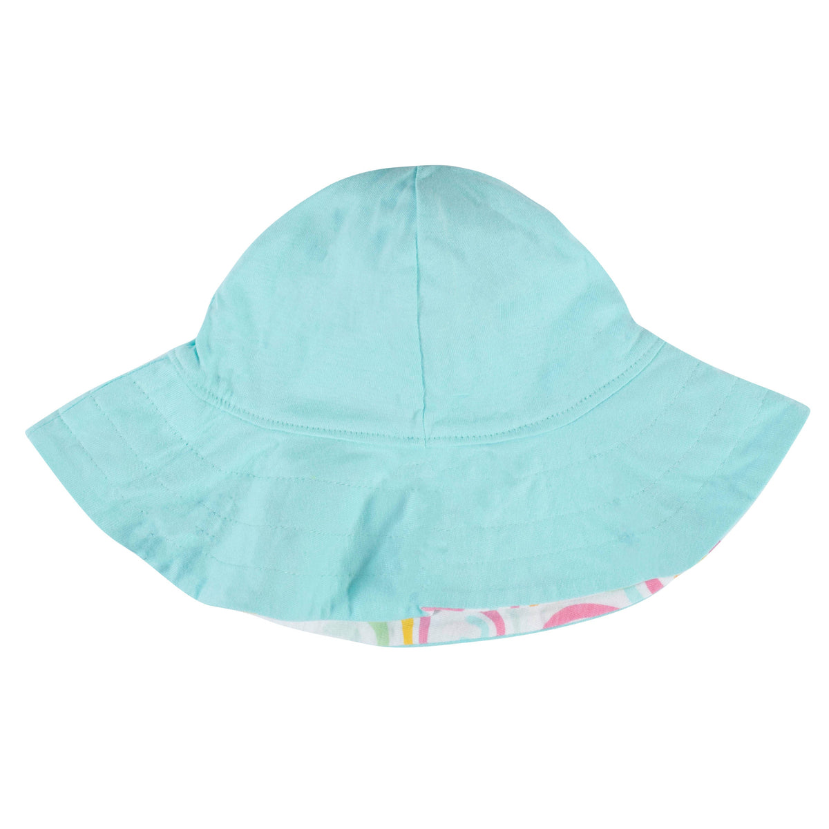 3-Piece Baby Girls Dots of Rainbows Dress, Diaper Cover & Sun Hat Set, additional view 4