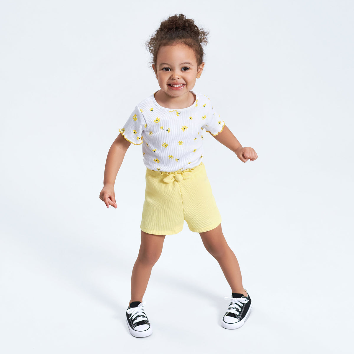 3-Pack Baby & Toddler Girls Picnic Day Dreams Short Sleeve Tees, lifestyle photo 3