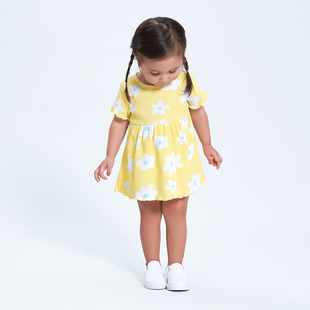 2-Pack Baby & Toddler Girls Picnic Day Dreams Short Sleeve Cotton Dresses, lifestyle photo 3