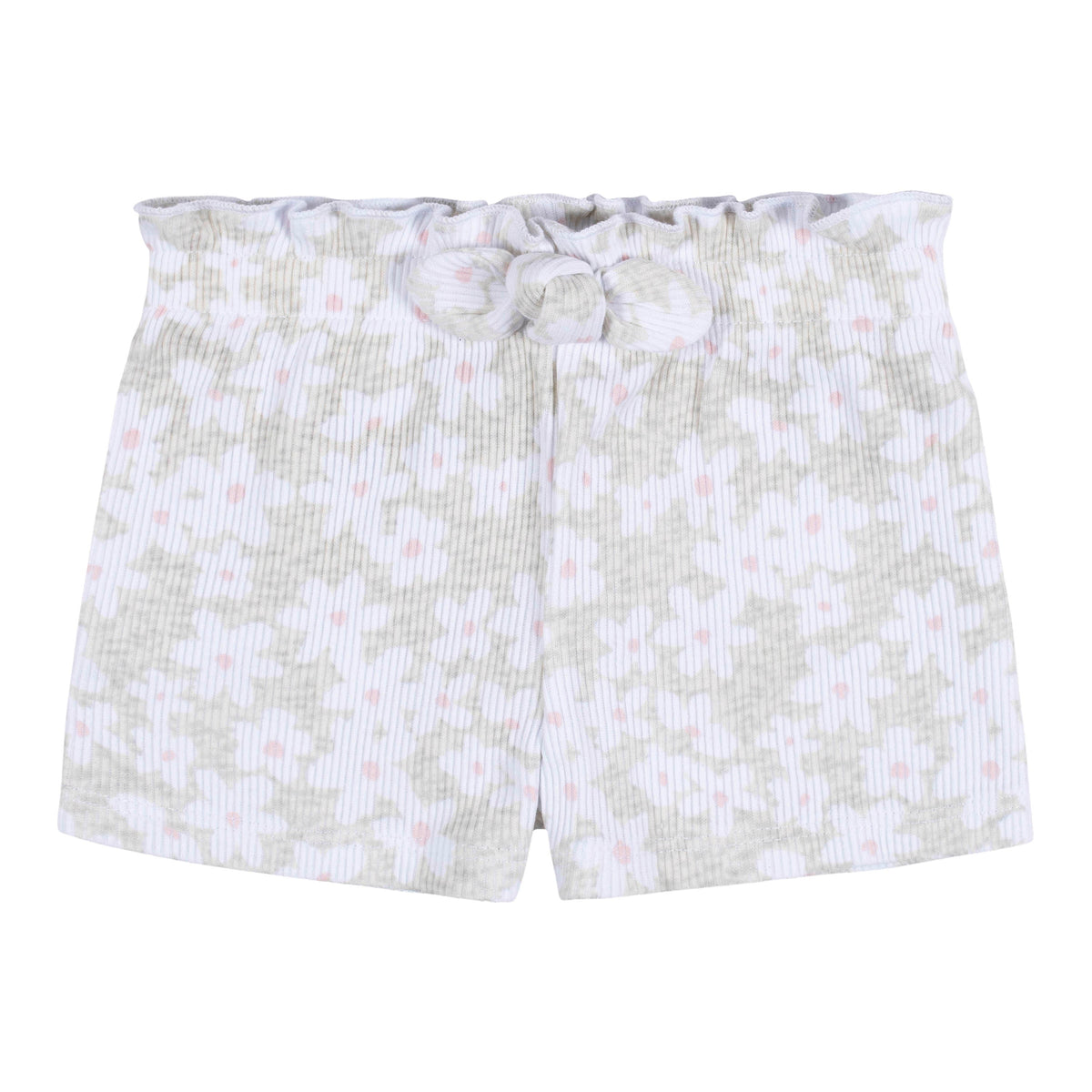 3-Pack Baby & Toddler Girls Sweet Florals Pull-On Knit Shorts, additional view 1