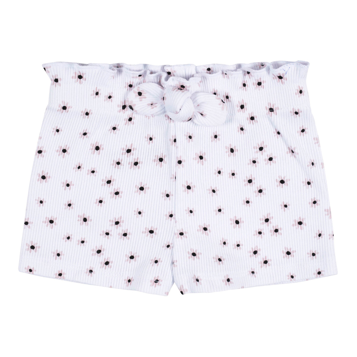 3-Pack Baby & Toddler Girls Sweet Florals Pull-On Knit Shorts, additional view 3
