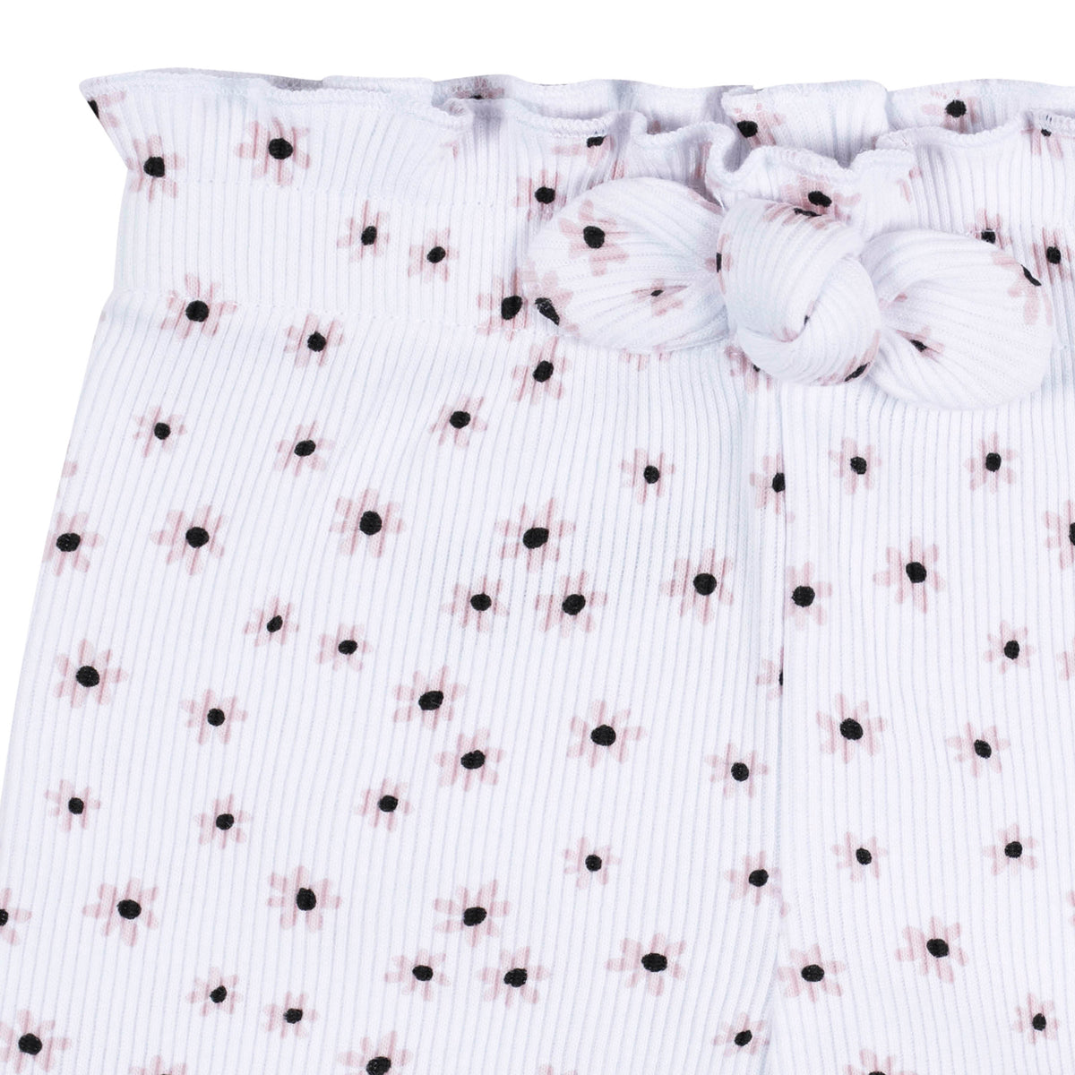 3-Pack Baby & Toddler Girls Sweet Florals Pull-On Knit Shorts, close-up detail 3