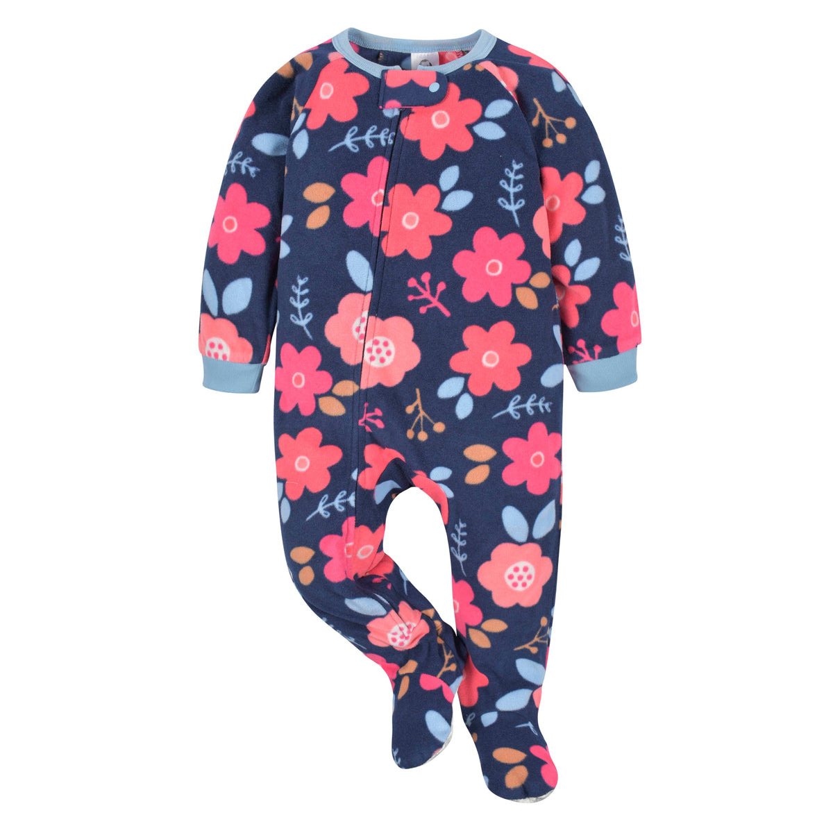 4-Pack Baby & Toddler Girls Fox & Floral Fleece Pajamas, additional view 2, view 8