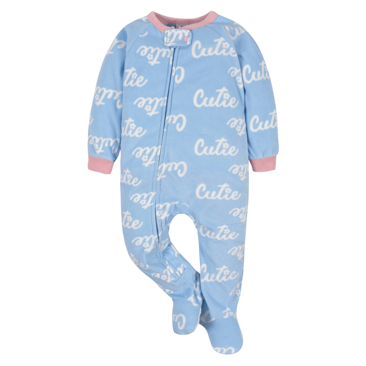 4-Pack Baby & Toddler Girls Tiger & Cutie Fleece Pajamas, additional view 2, view 6