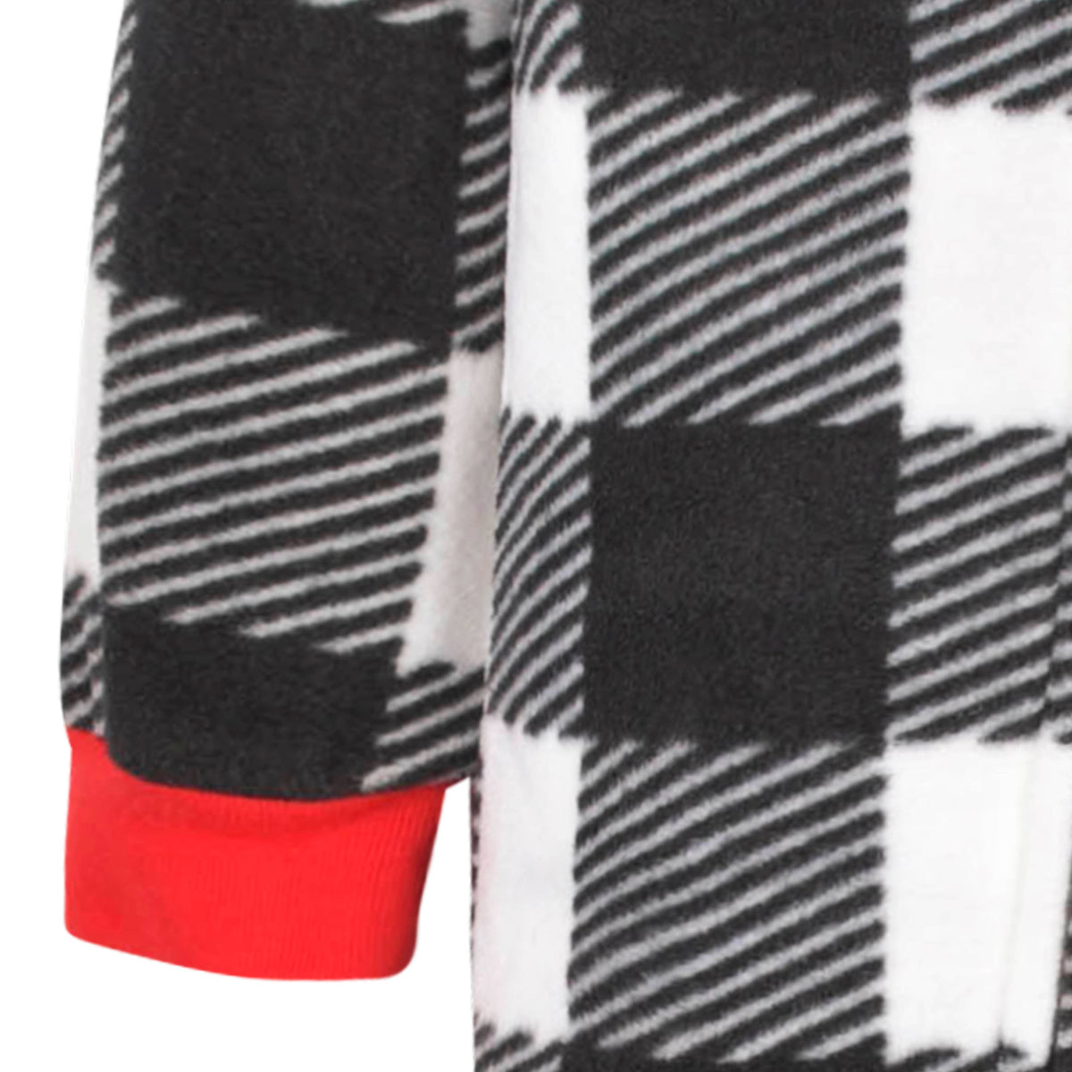 2-Pack Baby & Toddler Neutral Snowman Fleece Pajamas, close-up detail 4