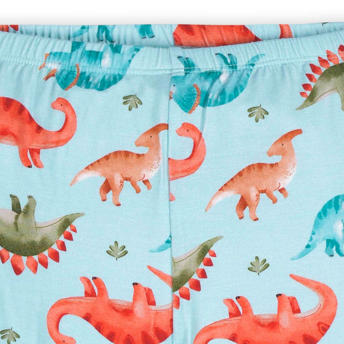 2-Piece Infant & Toddler Snugosaurous Buttery Soft Viscose Made from Eucalyptus Snug Fit Pajamas, close-up detail 2