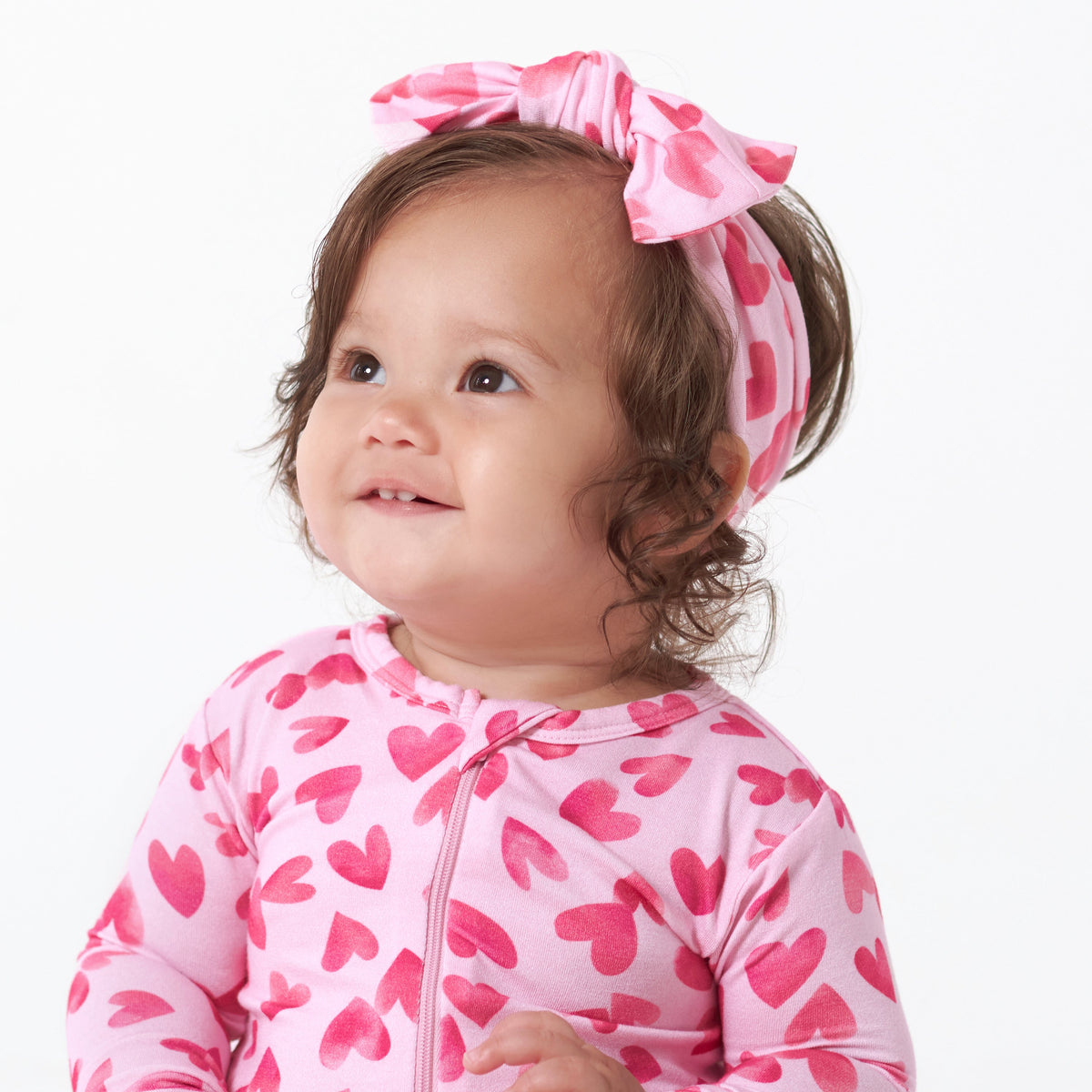 Girls Heartfelt Buttery Soft Viscose Made from Eucalyptus Headband, lifestyle photo 1