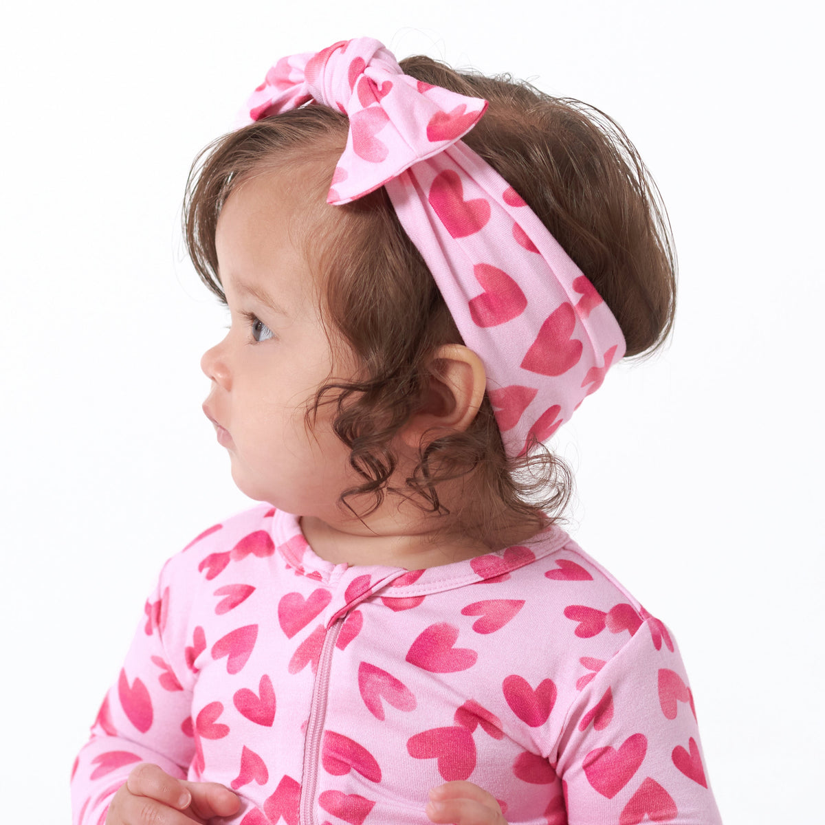 Girls Heartfelt Buttery Soft Viscose Made from Eucalyptus Headband, lifestyle photo 3