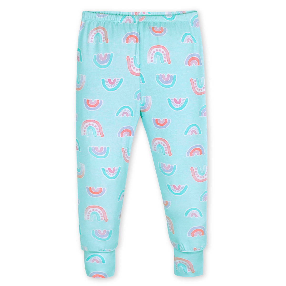 2-Piece Infant & Toddler Rainbow Sky Buttery Soft Viscose Made from Eucalyptus Snug Fit Pajamas, additional view 2