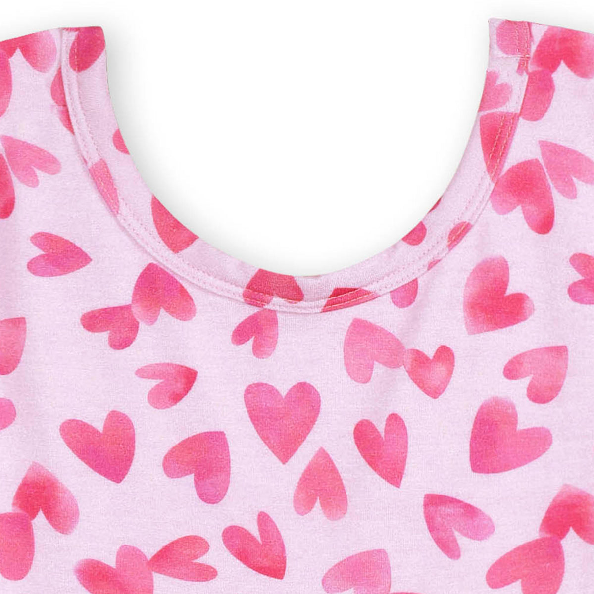 Infant & Toddler Girls Heartfelt Buttery Soft Viscose Made from Eucalyptus Twirl Dress, close-up detail 2