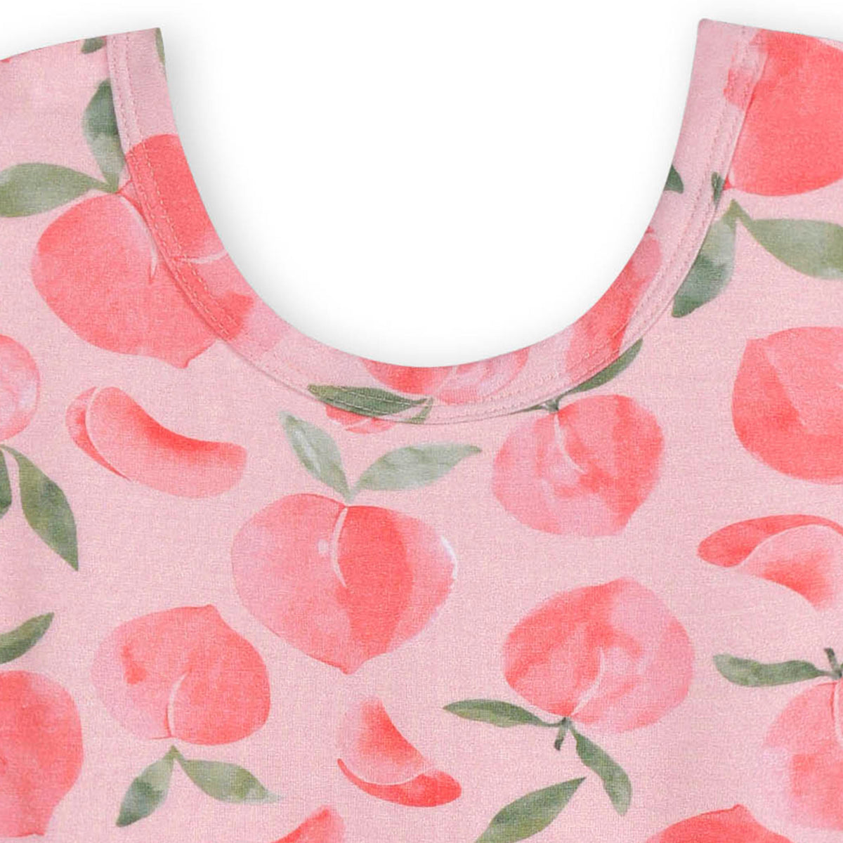 Infant & Toddler Girls Just Peachy Buttery Soft Viscose Made from Eucalyptus Twirl Dress, close-up detail 2