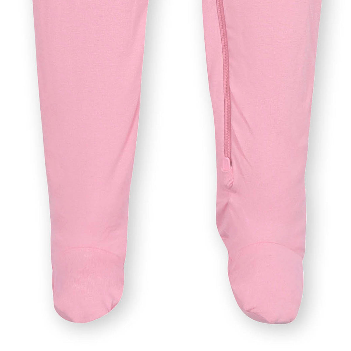 Baby & Toddler Pink Lemonade Buttery Soft Viscose Made from Eucalyptus Snug Fit Footed Pajamas, close-up detail 2