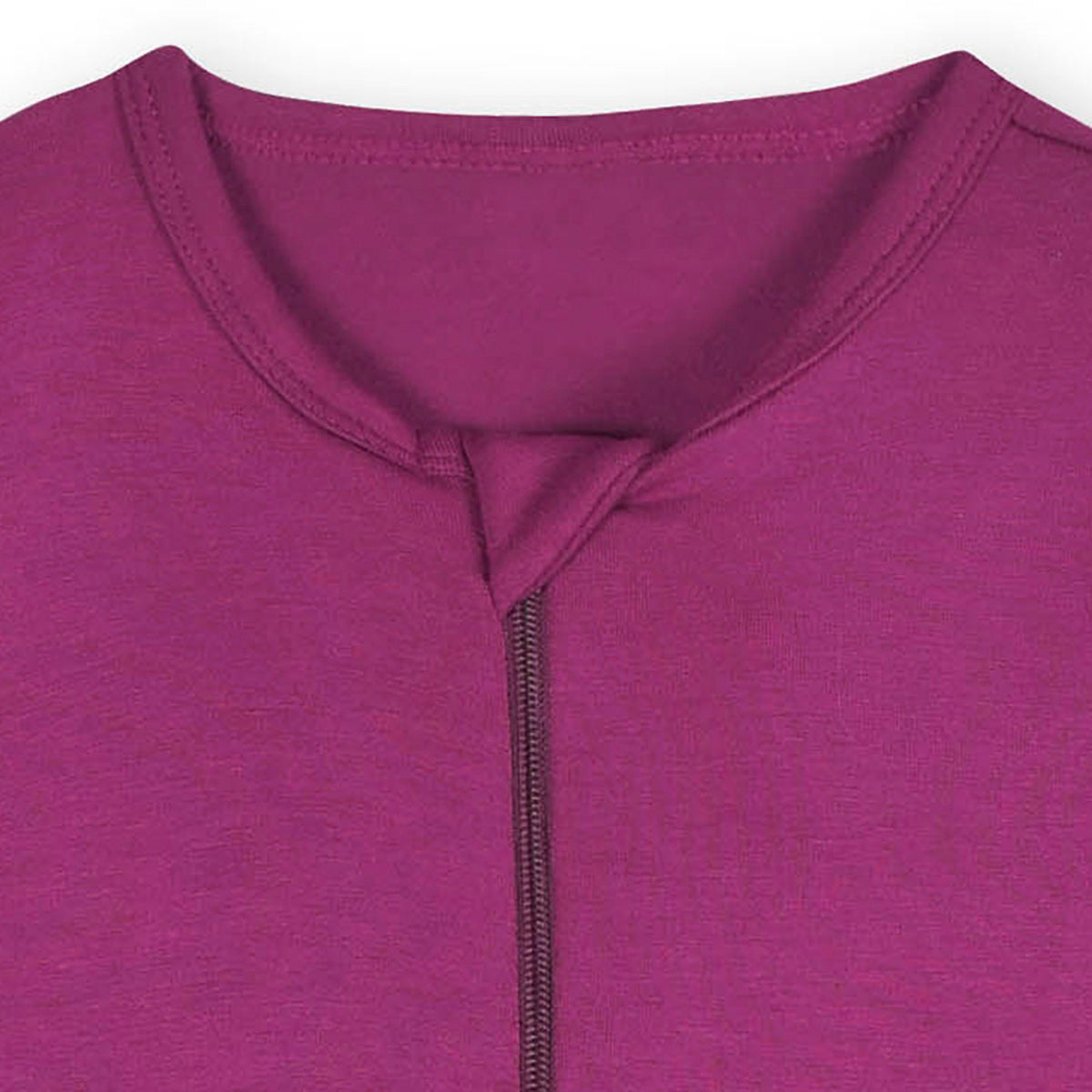 Baby & Toddler Raspberry Buttery Soft Viscose Made from Eucalyptus Snug Fit Footed Pajamas, close-up detail 1