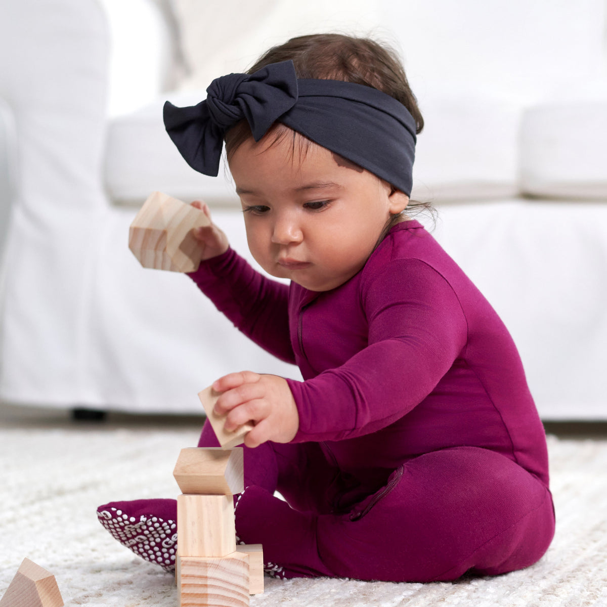Girls Shadow Buttery Soft Viscose Made from Eucalyptus Headband, lifestyle photo 5