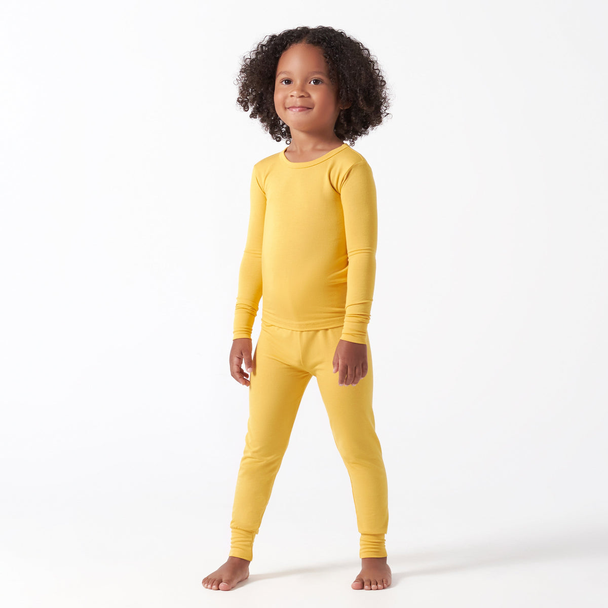 2-Piece Infant & Toddler Honey Buttery Soft Viscose Made from Eucalyptus Snug Fit Pajamas, lifestyle photo 2