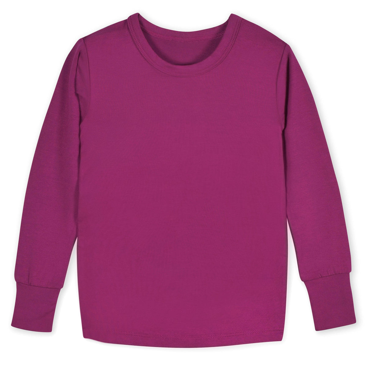 2-Piece Infant & Toddler Raspberry Buttery Soft Viscose Made from Eucalyptus Snug Fit Pajamas, additional view 1