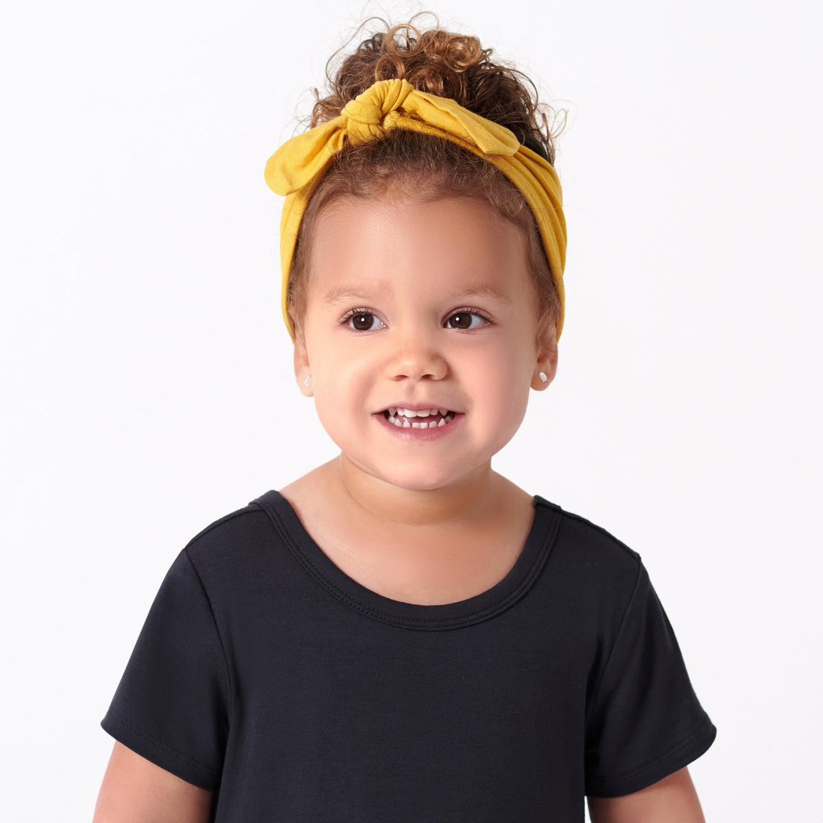 Girls Honey Buttery Soft Viscose Made from Eucalyptus Headband, lifestyle photo 1