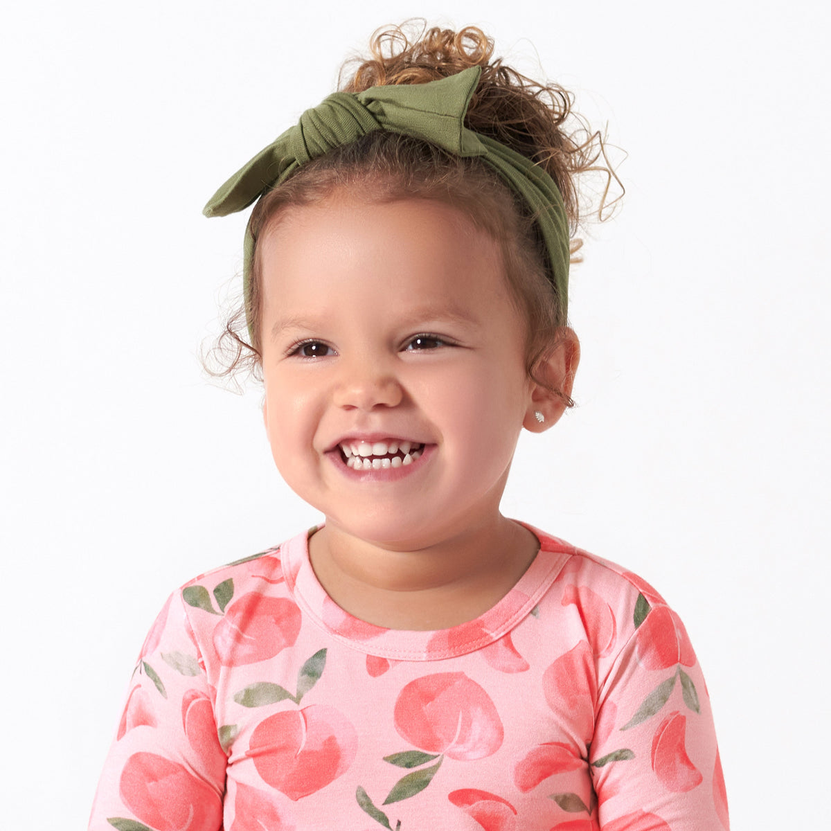 Girls Moss Buttery Soft Viscose Made from Eucalyptus Headband, lifestyle photo 1