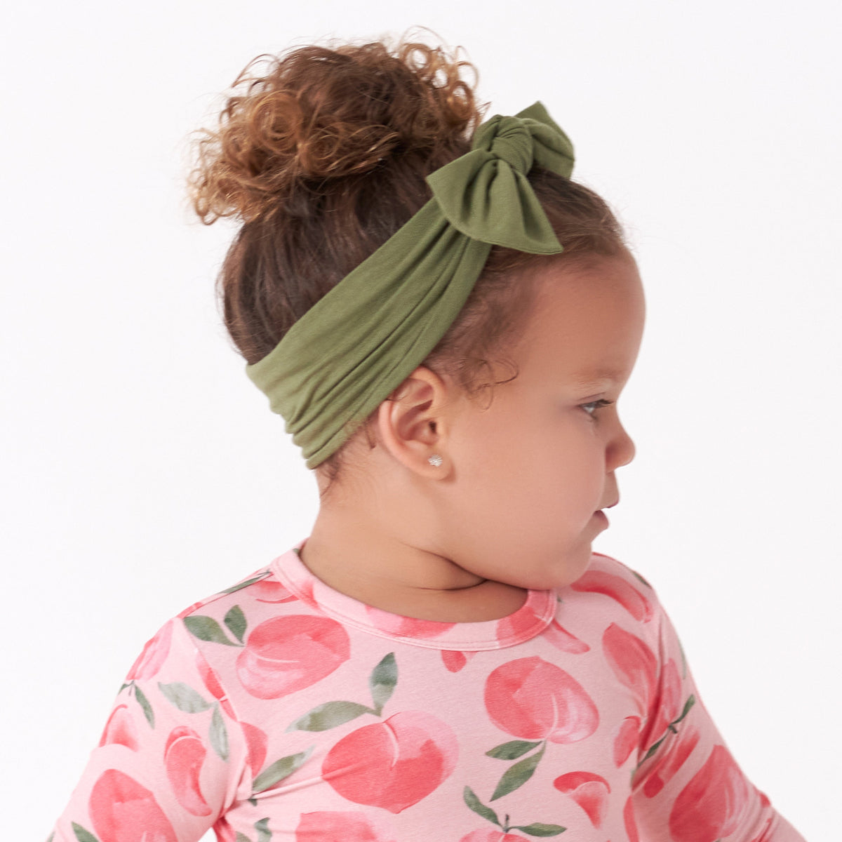 Girls Moss Buttery Soft Viscose Made from Eucalyptus Headband, lifestyle photo 2