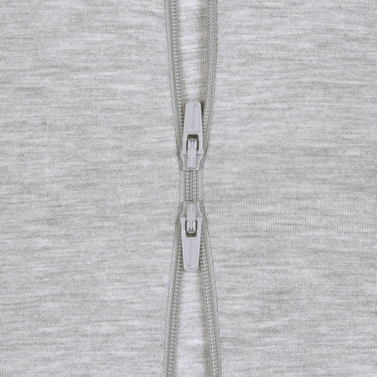 Baby & Toddler Glacier Gray Buttery Soft Viscose Made from Eucalyptus Snug Fit Footed Pajamas, close-up detail 3