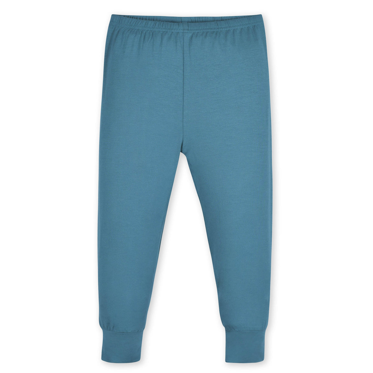 2-Piece Infant & Toddler Ocean Teal Buttery Soft Viscose Made from Eucalyptus Snug Fit Pajamas, additional view 2