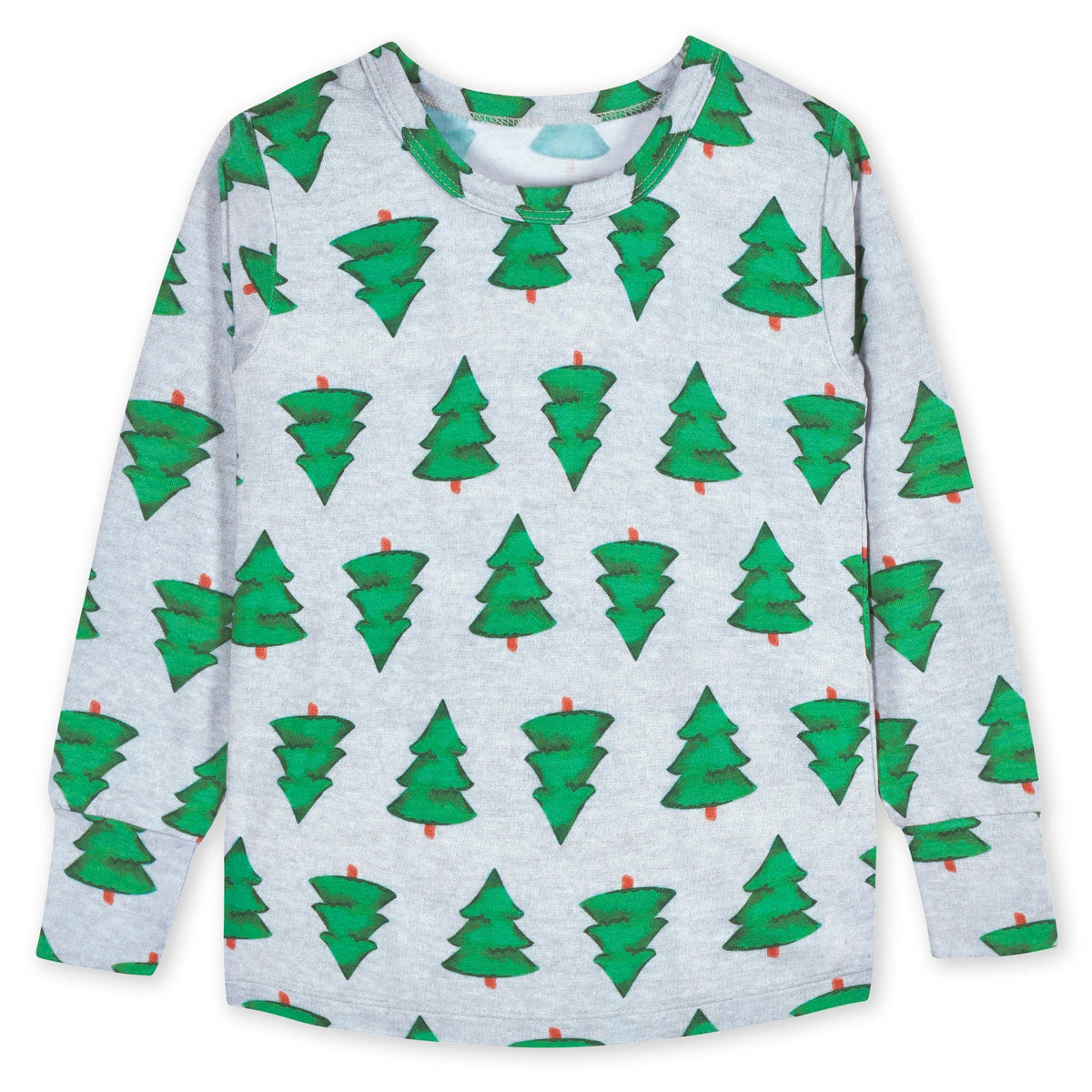 2-Piece Infant & Toddler Spruce Buttery Soft Viscose Made from Eucalyptus Snug Fit Holiday Pajamas, additional view 1