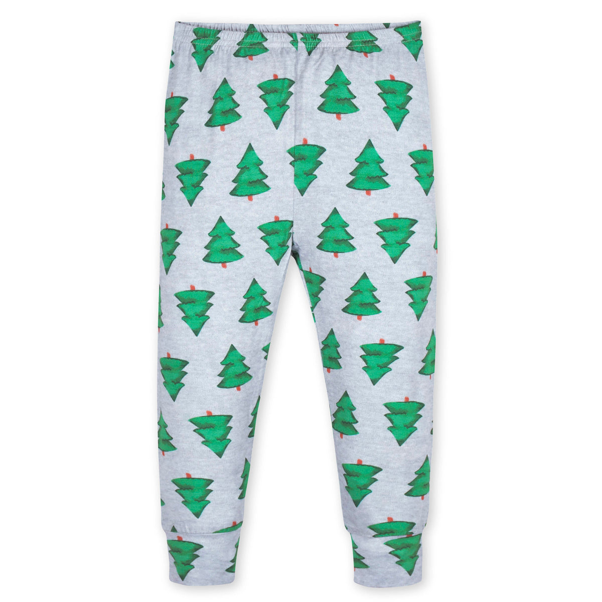 2-Piece Infant & Toddler Spruce Buttery Soft Viscose Made from Eucalyptus Snug Fit Holiday Pajamas, additional view 2