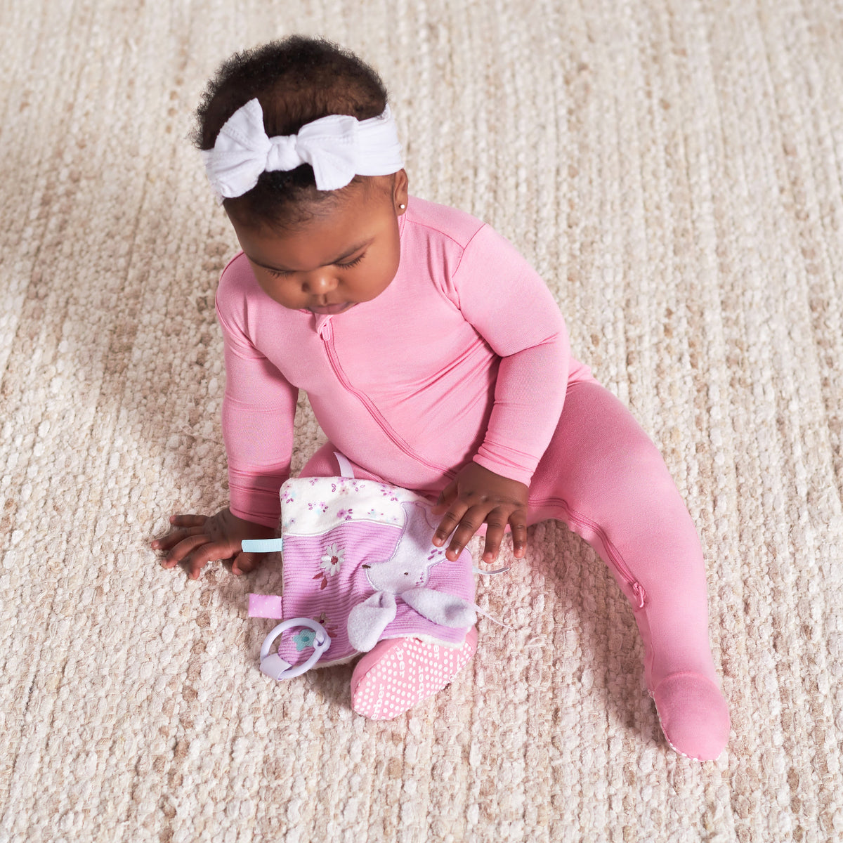 Baby Bunny Crinkle Toy, lifestyle photo 1