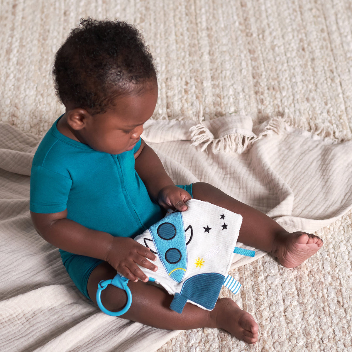 Baby Space Crinkle Toy, lifestyle photo 3