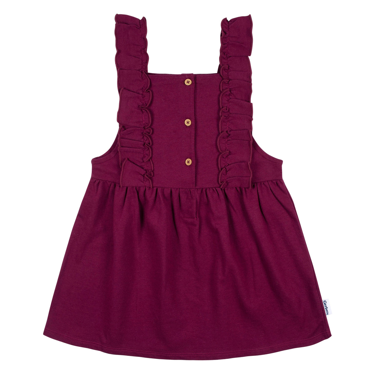 2-Piece Infant & Toddler Girls Purple Floral Jumper & Top Set, additional view 2