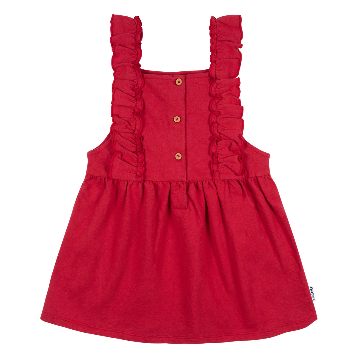 2-Piece Infant & Toddler Girls Red Holly Berries Jumper & Top Set, additional view 2