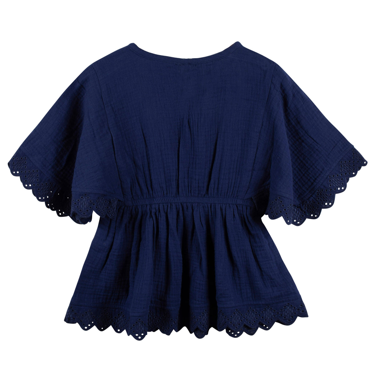 Baby & Toddler Girls Navy Woven Kaftan Coverup, additional view 1