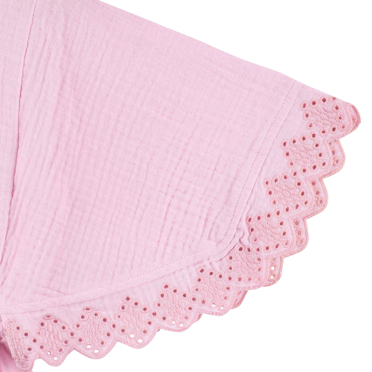 Baby & Toddler Girls Light Pink Woven Kaftan Coverup, close-up detail 2
