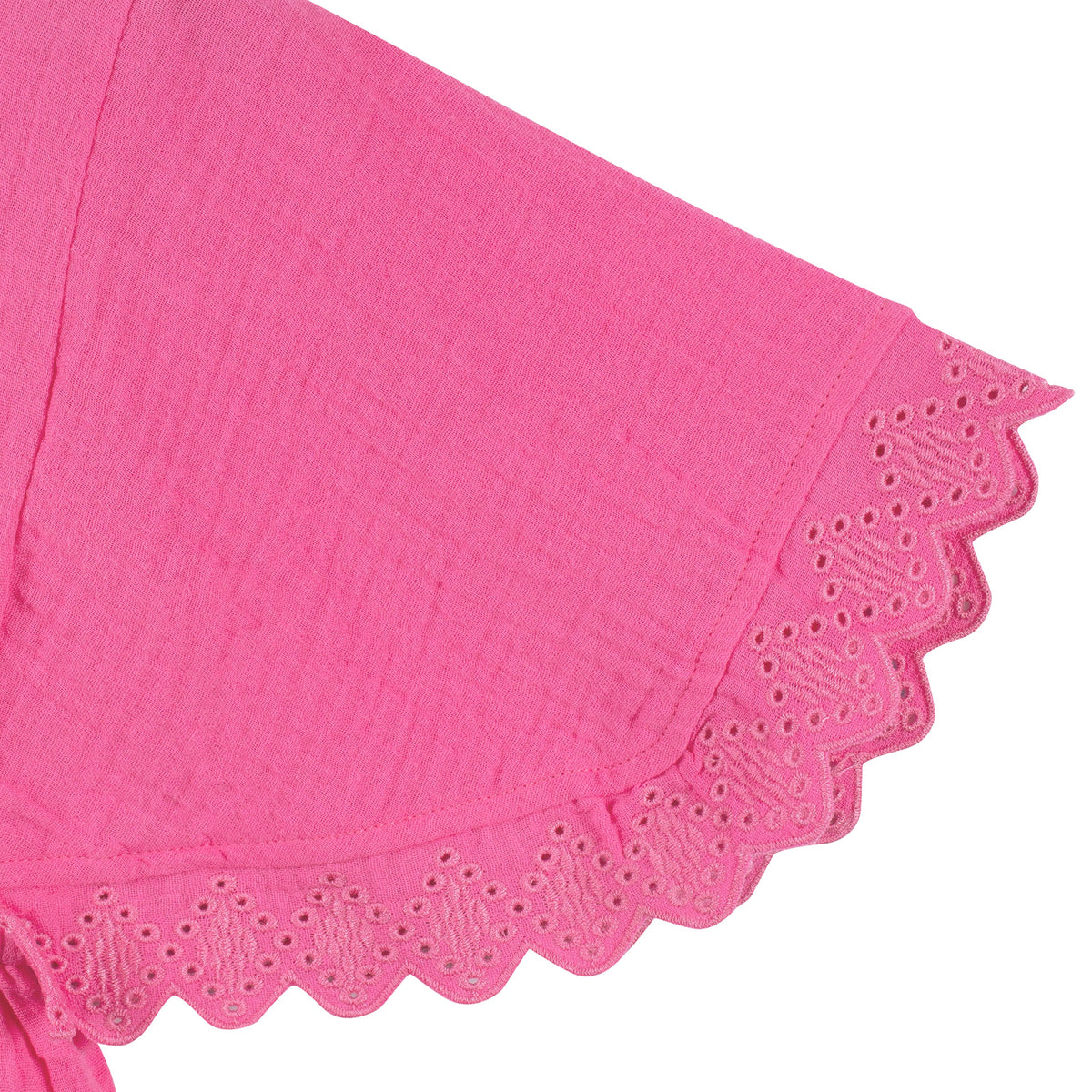 Baby & Toddler Girls Pink Woven Kaftan Coverup, close-up detail 2