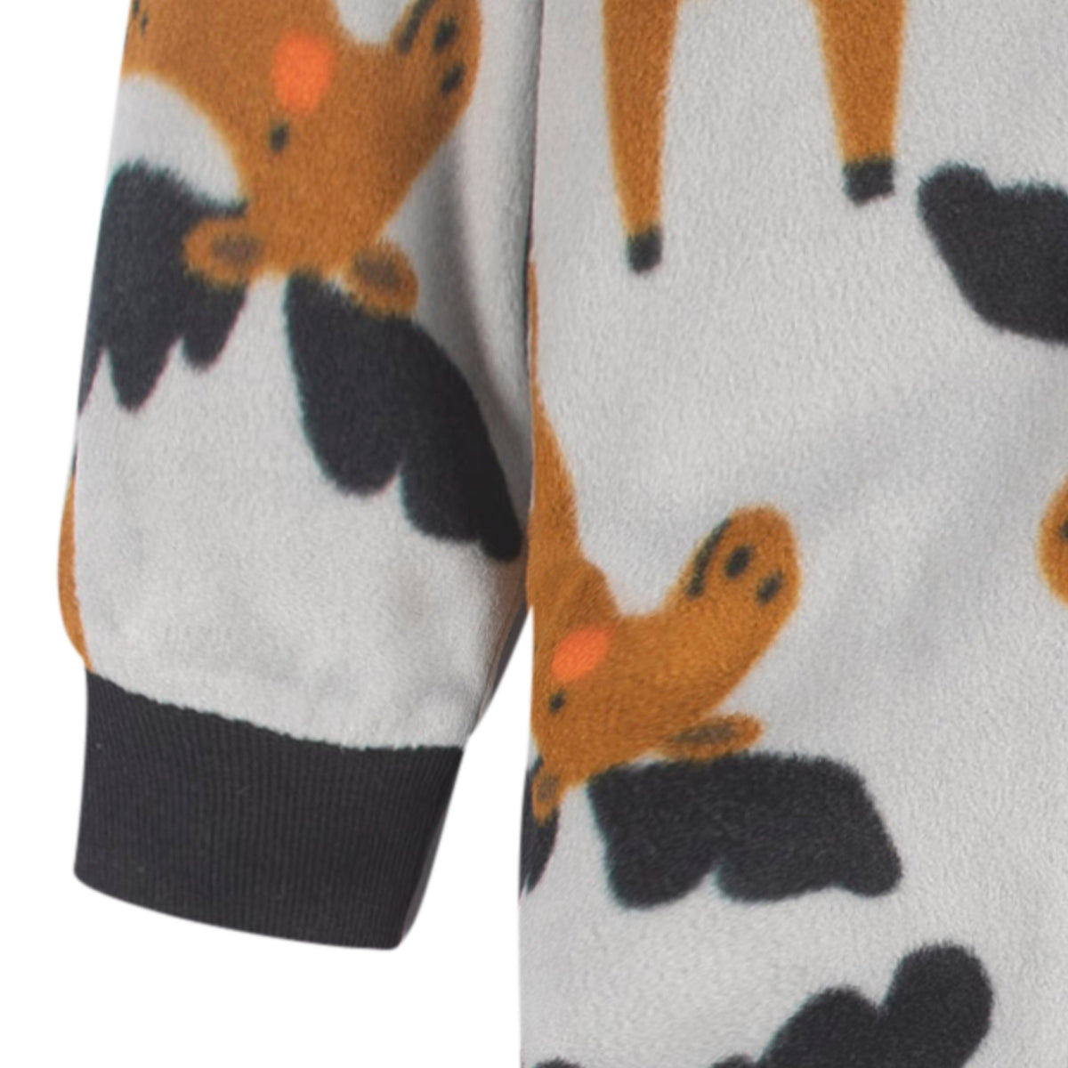 Baby & Toddler Boys Moose Blanket Sleepers, close-up detail 3