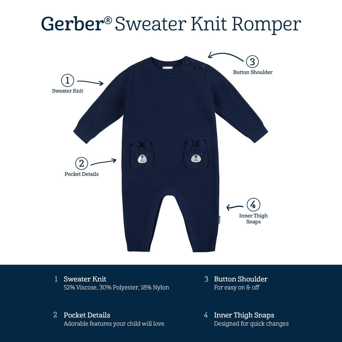 Baby Boys Dog Romper, view 5