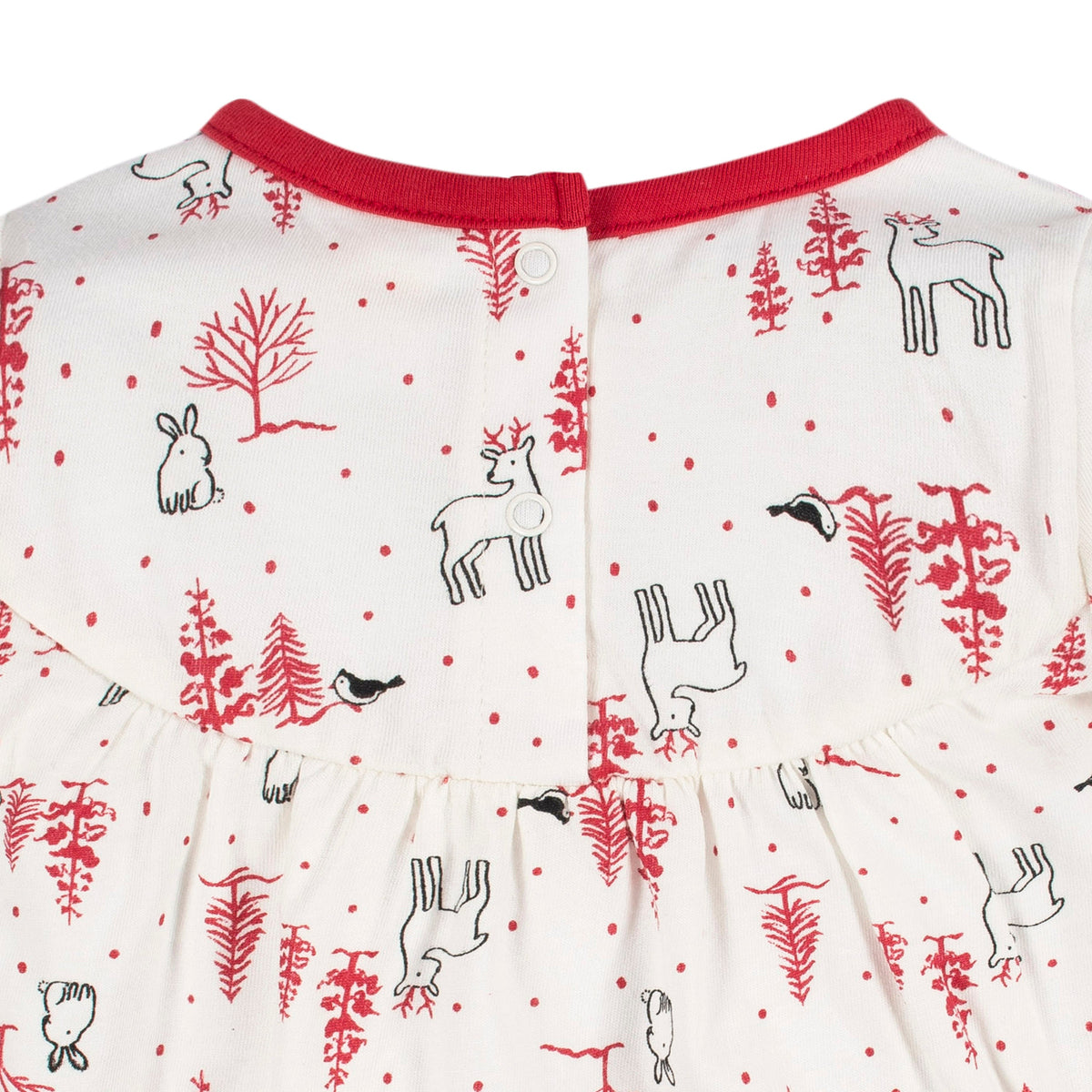 2-Piece Baby & Toddler Girls Winter Scene Dress & Legging Set, close-up detail 1