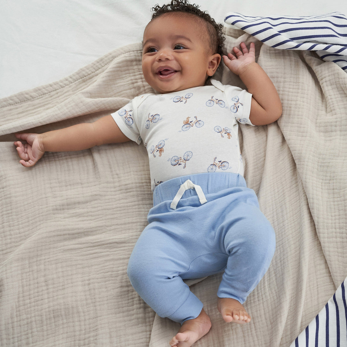 2-Pack Baby Boys Puppy Playground Pants, lifestyle photo 1