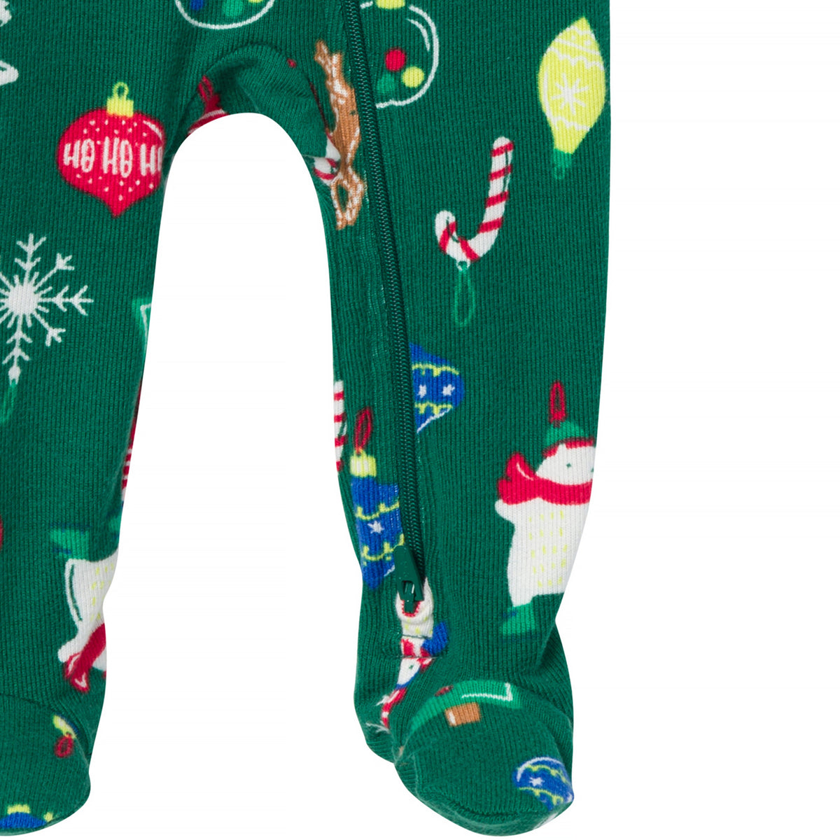Baby & Toddler Neutral Ornaments Holiday Family Pajamas, close-up detail 4