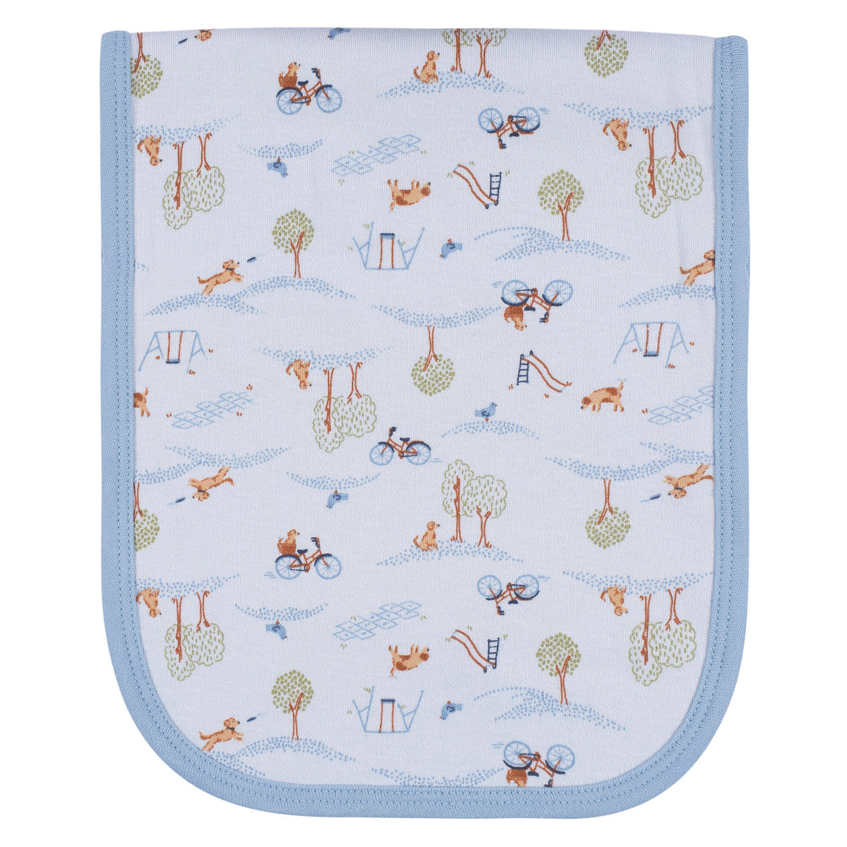 4-Pack Baby Boys Puppy Playground Burpcloths, additional view 1
