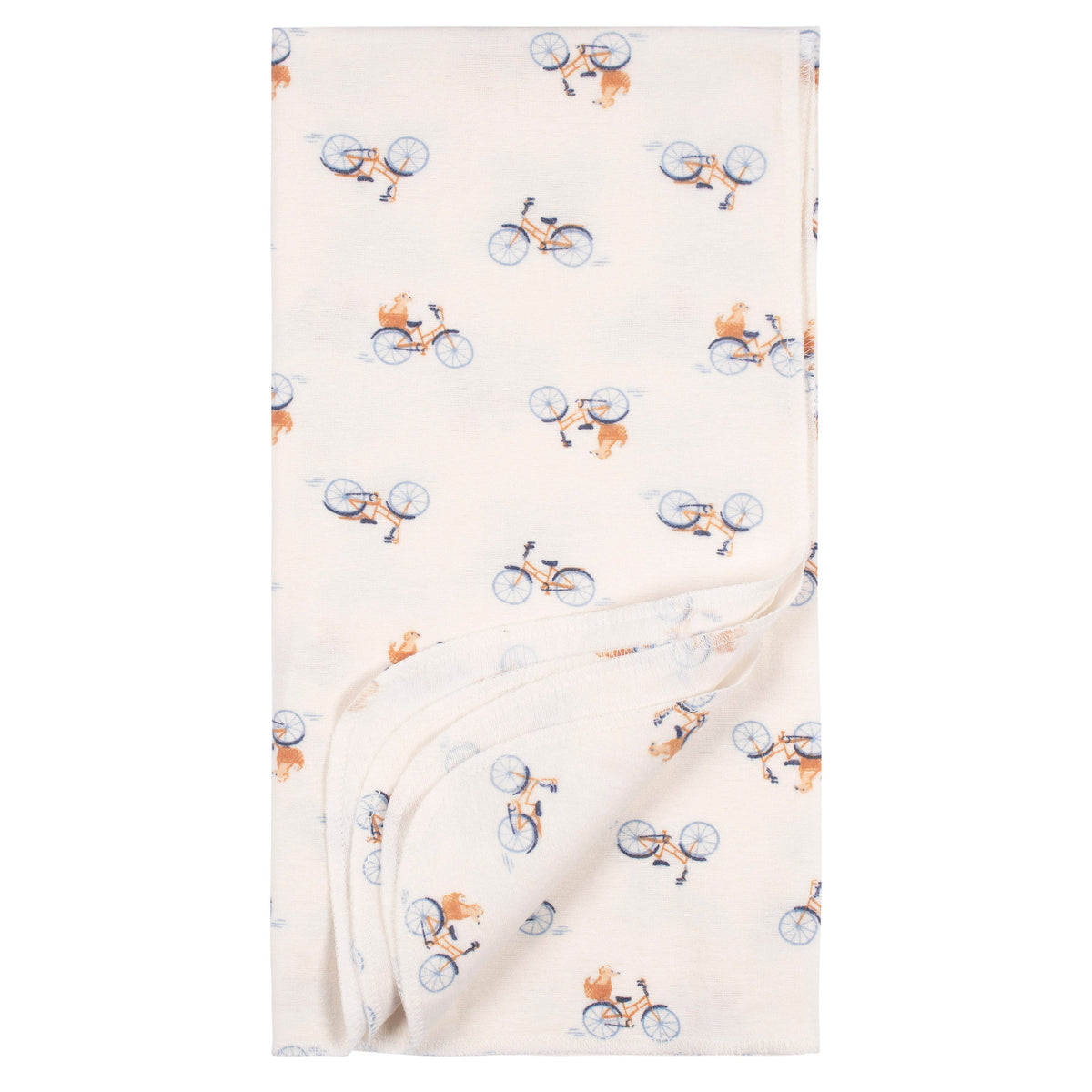 4-Pack Baby Boys Puppy Playground Flannel Blankets, additional view 3