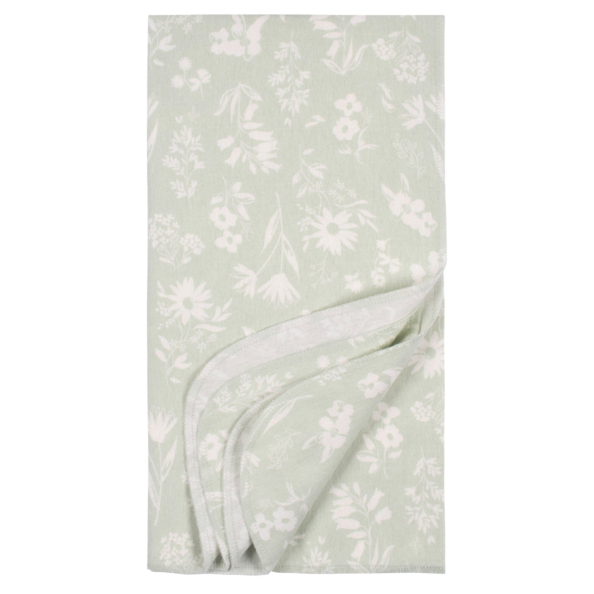 4-Pack Baby Girls Wildflower Flannel Blankets, additional view 2