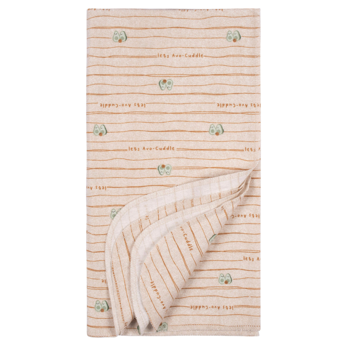 4-Pack Baby Neutral Avo-Cuddle Flannel Blankets, additional view 3