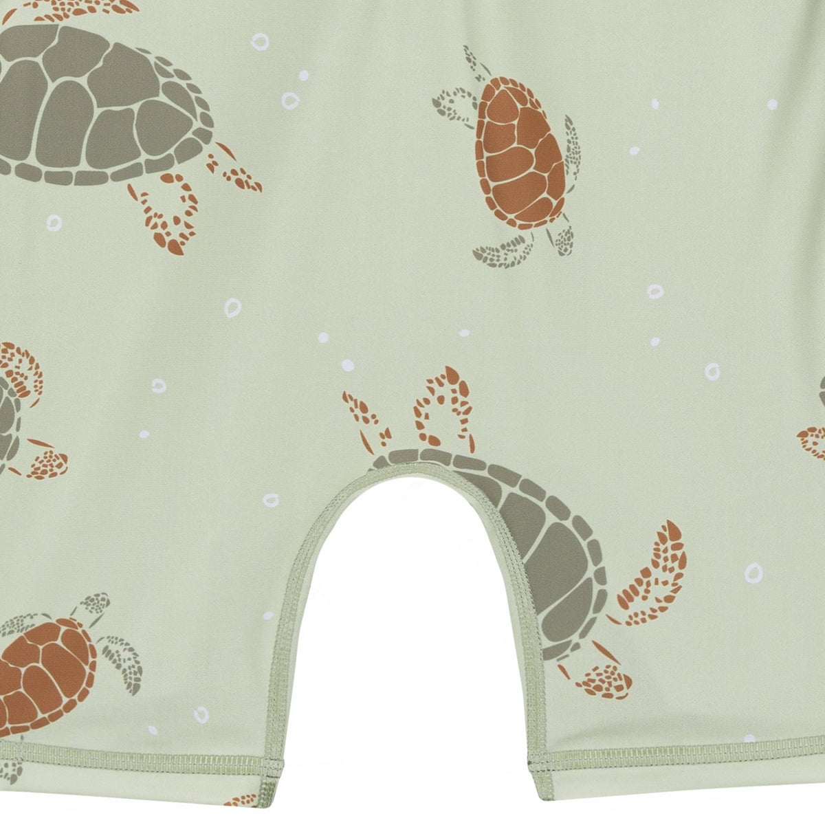 Toddler Boys Turtle Rashguard, close-up detail 3