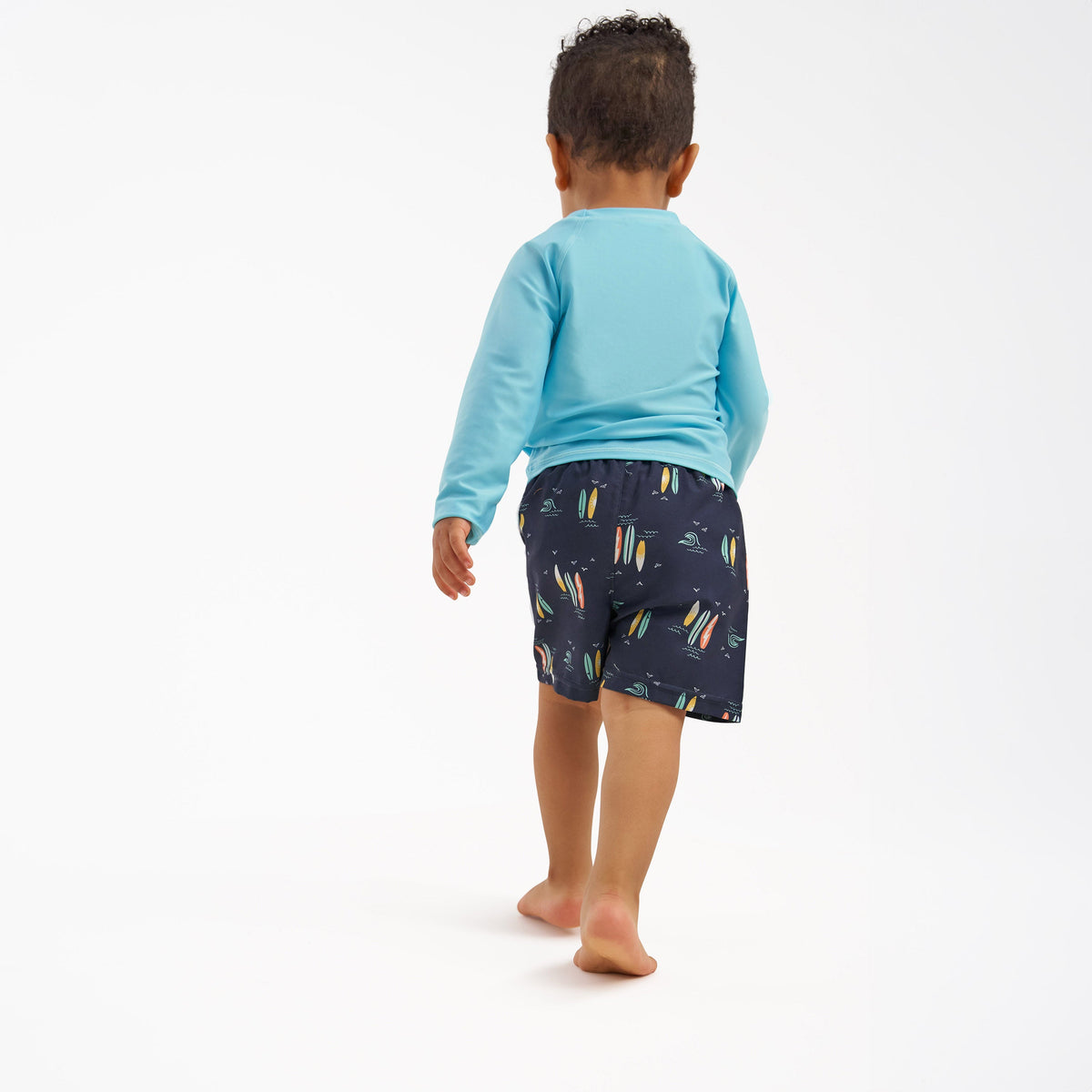 2-Pack Baby & Toddler Boys Surf Swim Trunks, lifestyle photo 4