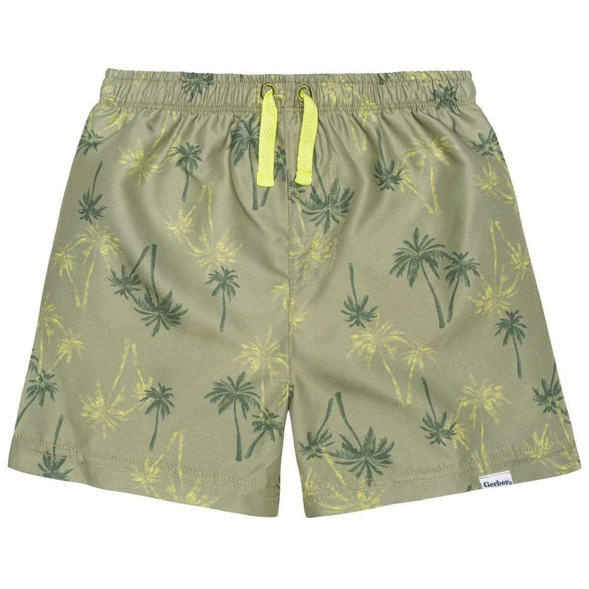 2-Pack Baby & Toddler Boys Palm Tree Swim Trunks, additional view 1