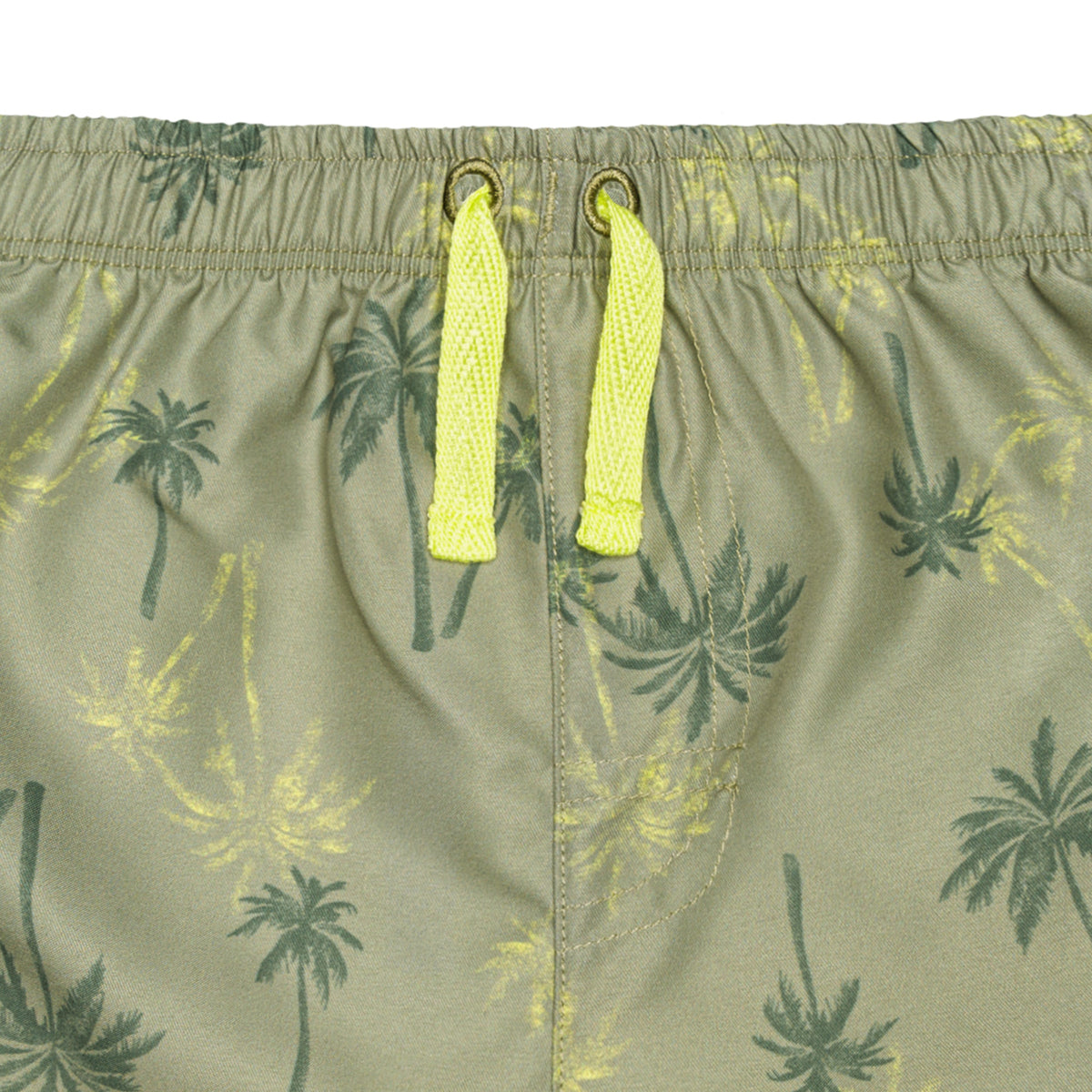 2-Pack Baby & Toddler Boys Palm Tree Swim Trunks, close-up detail 1