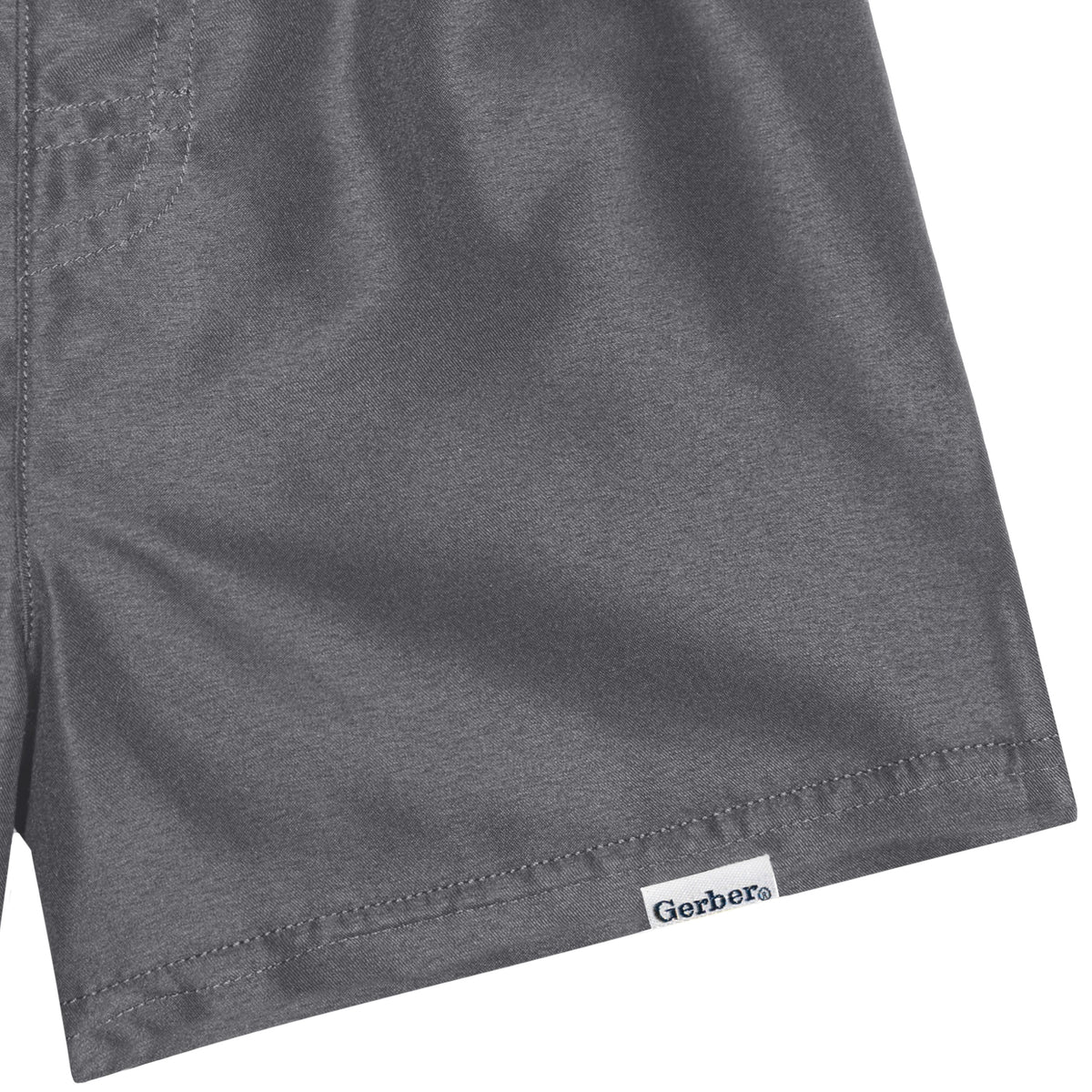 2-Pack Baby & Toddler Boys Palm Tree Swim Trunks, close-up detail 4
