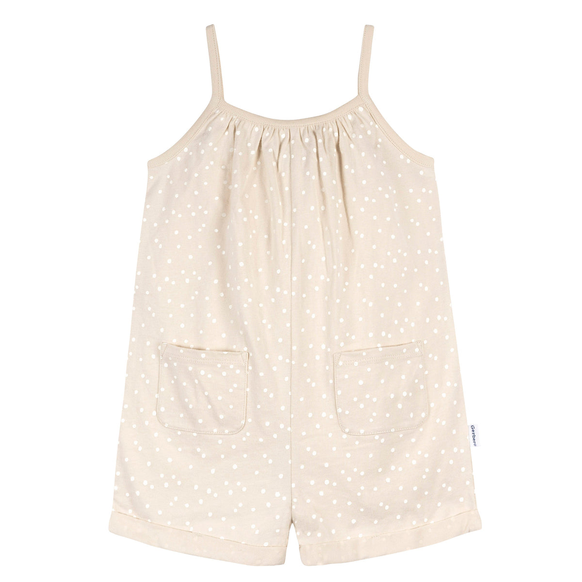 2-Pack Infant and Toddler Girls Rose Pink & Dots Rompers, additional view 2